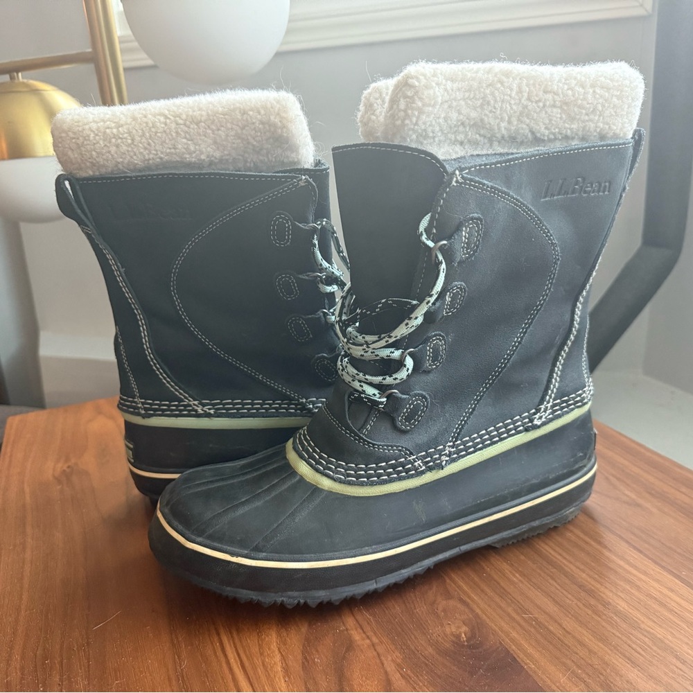 L.L. Bean Navy Blue Winter Boots